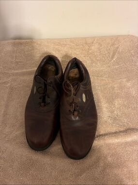 Men’s size 13W FootJoy Brown Leather Oxford Golf Shoes